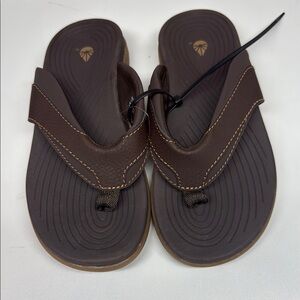 O’rageous boys brown flip flops 1D